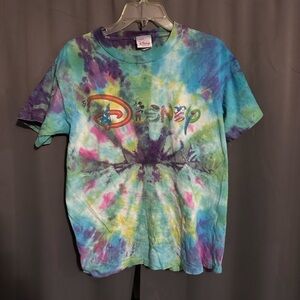 Disney Tie-Dye Shirt - Blue and Purple
